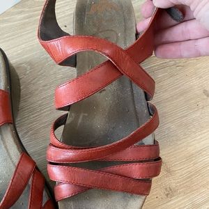 Dansko red Sandals size 38
